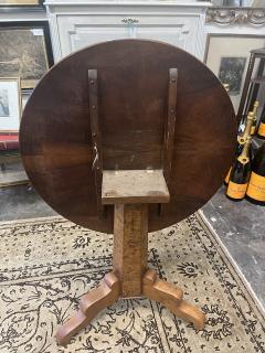 19th Century Swedish Book Matched Burl Tilt Top Table - 4115349