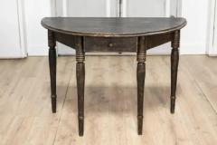 19th Century Swedish Demi Lune Console Table Circa 1860 - 3945662