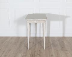 19th Century Swedish Gustavian Painted Side Table - 4353312