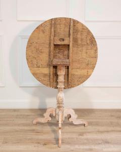 19th Century Swedish Gustavian Round Tilt Top Table in Painted Finish Circa 185 - 4507243