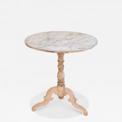 19th Century Swedish Gustavian Round Tilt Top Table in Painted Finish Circa 185 - 4508371