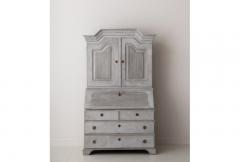 19th Century Swedish Gustavian Secretary With Library - 696753