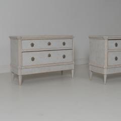 19th Century Swedish Gustavian Style Pair Of Bedside Chests - 1710273