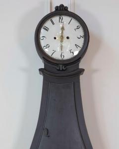 19th Century Swedish Mora Clock in Black Paint - 4558061