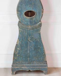 19th Century Swedish Mora Clock in Original Blue Paint - 4564493