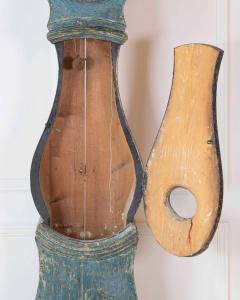 19th Century Swedish Mora Clock in Original Blue Paint - 4564521