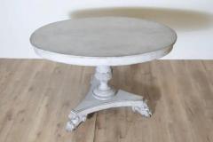 19th Century Swedish Oval Pedestal Table Circa 1890 - 3945586