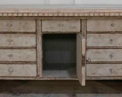 19th Century Swedish Painted Bureau In White With Original Interior - 4507144