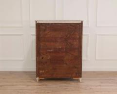 19th Century Swedish Painted Bureau In White With Original Interior - 4507153