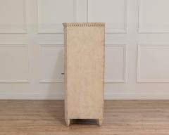 19th Century Swedish Painted Bureau In White With Original Interior - 4507154