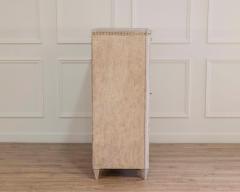 19th Century Swedish Painted Bureau In White With Original Interior - 4507158