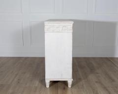 19th Century Swedish Painted Pine Sideboard with Greek Key Frieze - 4246296