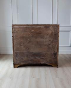 19th Century Swedish Painted Secretary in Blue with White Highlights circa 1830 - 4558025