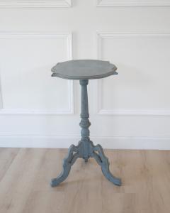 19th Century Swedish Painted Tri Pod Side Table - 4812577