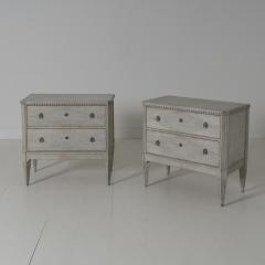 19th Century Swedish Pair Of Gustavian Style Bedside Chests - 1738239