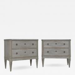 19th Century Swedish Pair Of Gustavian Style Bedside Chests - 1738453