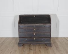 19th Century Swedish Secretary Desk in Black with Turquoise Interior - 4246271