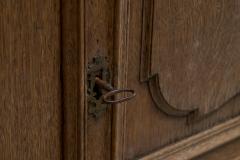 19th Century Tall French Single Door Armoire or Bonneti re Cabinet in Solid Oak - 4528531