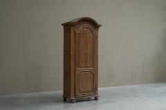 19th Century Tall French Single Door Armoire or Bonneti re Cabinet in Solid Oak - 4528554