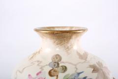 19th Century Tall Gilt Porcelain Decorative Vase Piece - 1943836