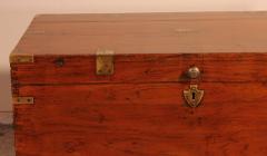 19th Century Teak Marine Campaign Chest - 2996134