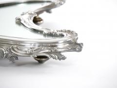 19th Century Three Part Mirrored Silver Plate Plateau - 3121183