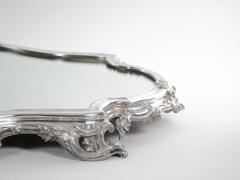 19th Century Three Part Mirrored Silver Plate Plateau - 3121188