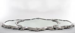 19th Century Three Part Mirrored Silver Plate Plateau - 3121189