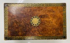 19th Century Tortoise Shell Grain and Greek Key Tea Caddy Boule Georgian - 2811699