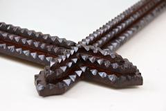 19th Century Tramp Art Rustic Mirror Handcarved Austria circa 1880 - 4560274