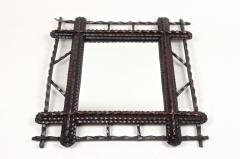 19th Century Tramp Art Wall Mirror Austria circa 1860 - 3709585