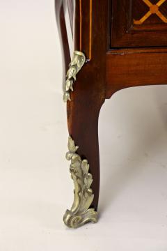 19th Century Transitional Marquetry Chest Of Drawers Mahogany FR circa 1870 - 4307564