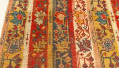 19th Century Turkish Oushak Botanic Handwoven Wool Rug - 2464599