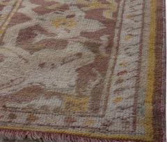 19th Century Turkish Oushak Handmade Wool Rug - 2464595