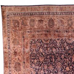 19th Century Turkish Sivas Puple Botanic Handmade Rug - 2451091