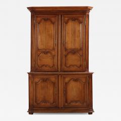 19th Century Two Piece French Oak Cabinet C 1860 - 4742455