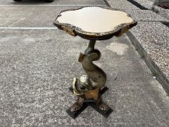 19th Century Venetian Carved Dolphin Table - 4817342
