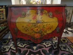 19th Century Venetian Painted Commode Or Chest - 3699941