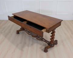 19th Century Victorian Barley Twist Writing Table - 4743869