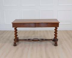 19th Century Victorian Barley Twist Writing Table - 4743899