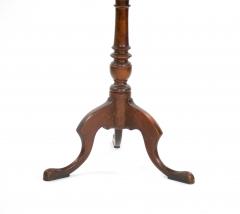 19th Century Victorian Mahogany Tripod Pedestal Candle Stand - 3623899