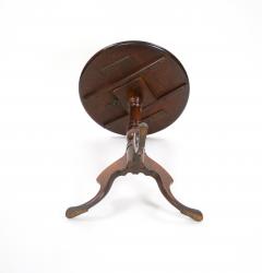 19th Century Victorian Mahogany Tripod Pedestal Candle Stand - 3623905