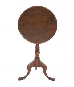 19th Century Victorian Mahogany Tripod Pedestal Candle Stand - 3623906