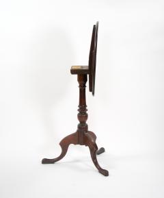 19th Century Victorian Mahogany Tripod Pedestal Candle Stand - 3623907