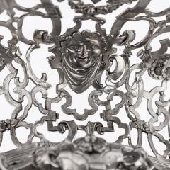 19th Century Victorian Solid Silver Figural Centerpiece Robert Garrard c 1845 - 3109534