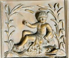 19th Century Wall Console or Pier Cherub Mirror - 2781014