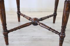 19th Century Walnut Antique Octagonal Coffee Table - 3124833