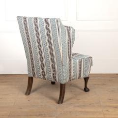 19th Century Walnut Ball and Claw Wing Chair - 3615341