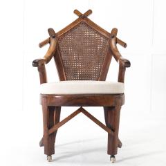 19th Century Walnut and Cane Chair - 3606242