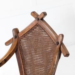 19th Century Walnut and Cane Chair - 3606291
